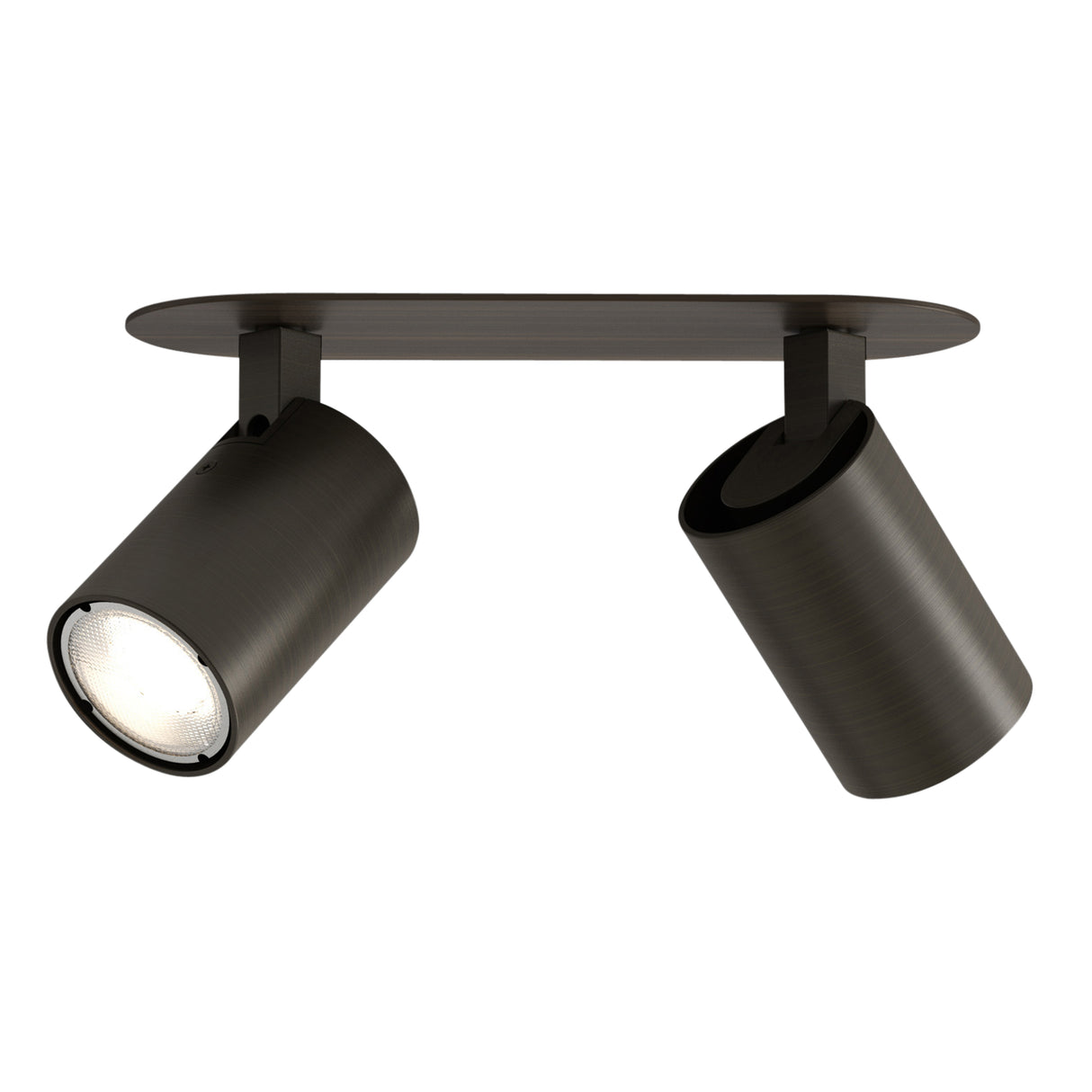 Astro Ascoli Twin Recessed Bronze Interior Spotlight
