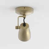Astro Juno Single Matt Brushed Brass Interior Spotlight