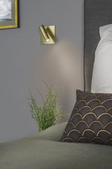 Astro Enna Recess Square Switched LED Matt Gold Interior Reading Light