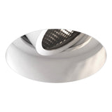 Astro Trimless Slimline Round Adjustable Fire-Rated Matt White Interior Downlight