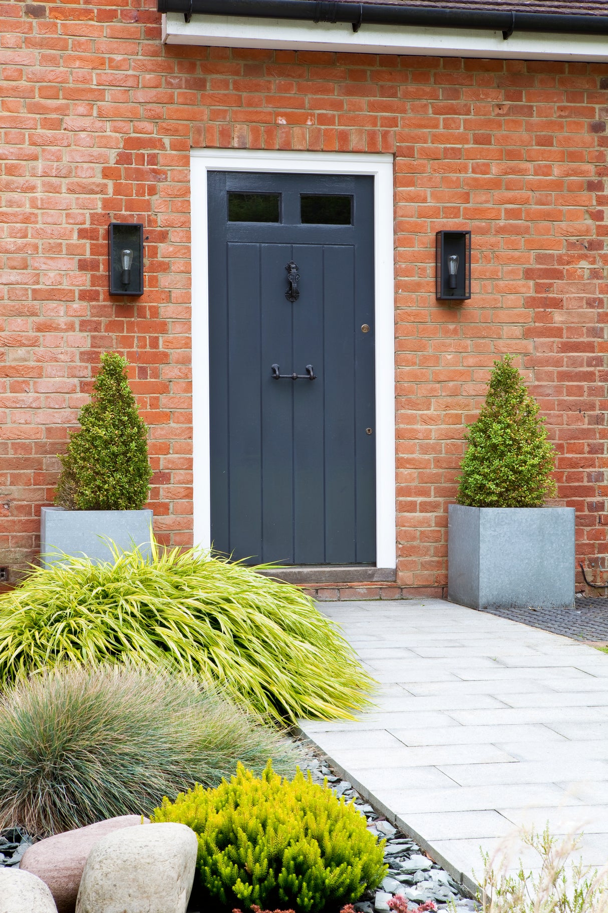 Astro Messina 130 Textured Black Outdoor Wall Light