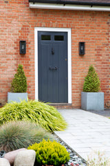 Astro Messina 130 Textured Black Outdoor Wall Light