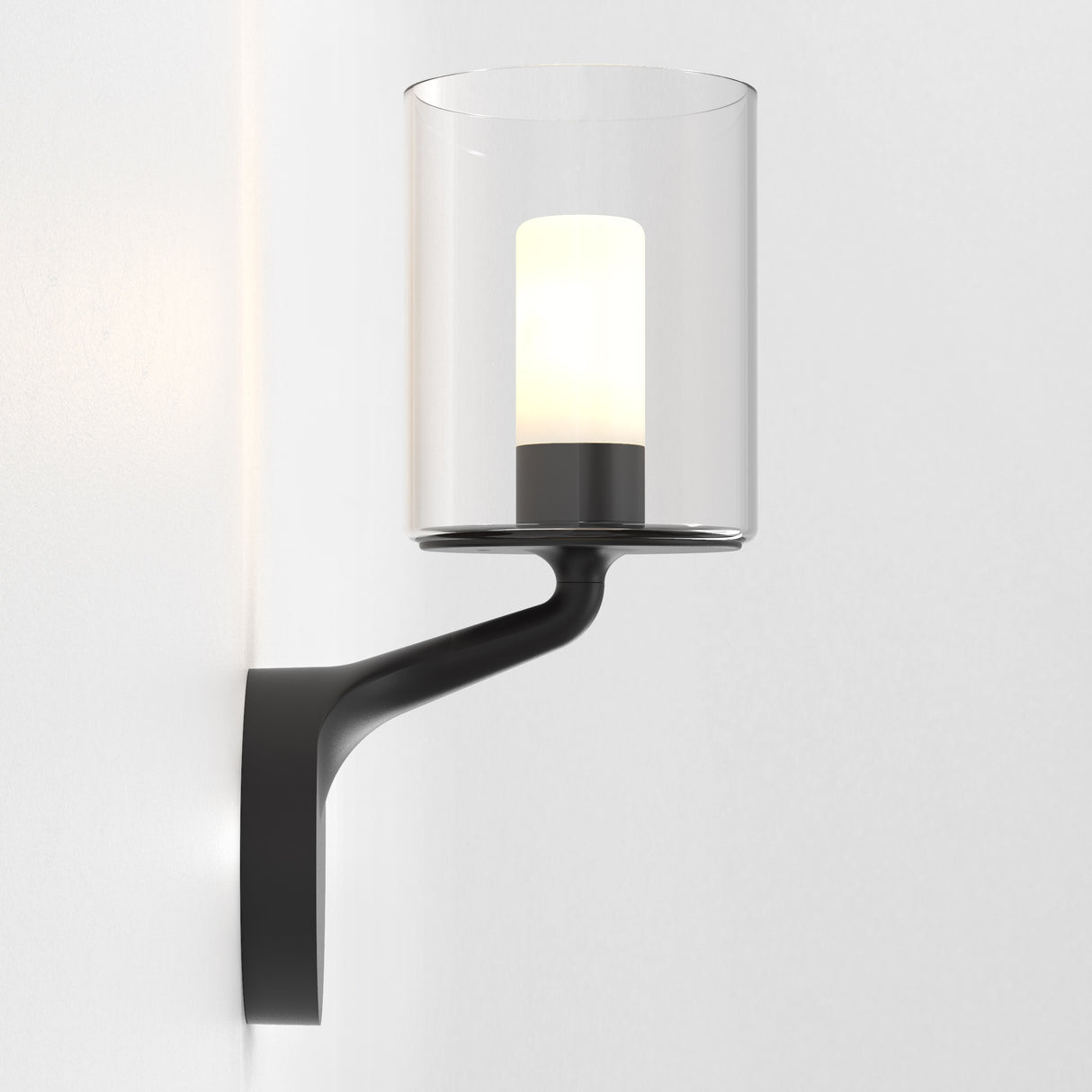 Astro Elena Matt Black Bathroom Wall Light