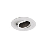 Astro Pinhole Slimline Round Adjustable Fire-Rated Matt White Interior Downlight