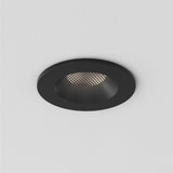 Astro Kos Recessed Textured Black Outdoor Downlight