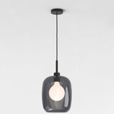 Astro Curve Glass 285 Dark Smoke Lampshade Shade