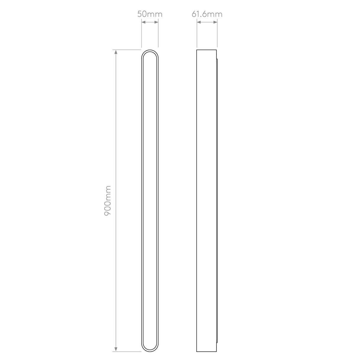 Astro Atticus 900 3000K Polished Chrome Bathroom Wall Light
