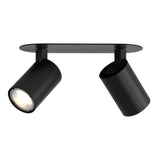 Astro Ascoli Twin Recessed Matt Black Interior Spotlight