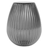 Astro Tacoma Tulip Ribbed Glass Smoke Lampshade Shade