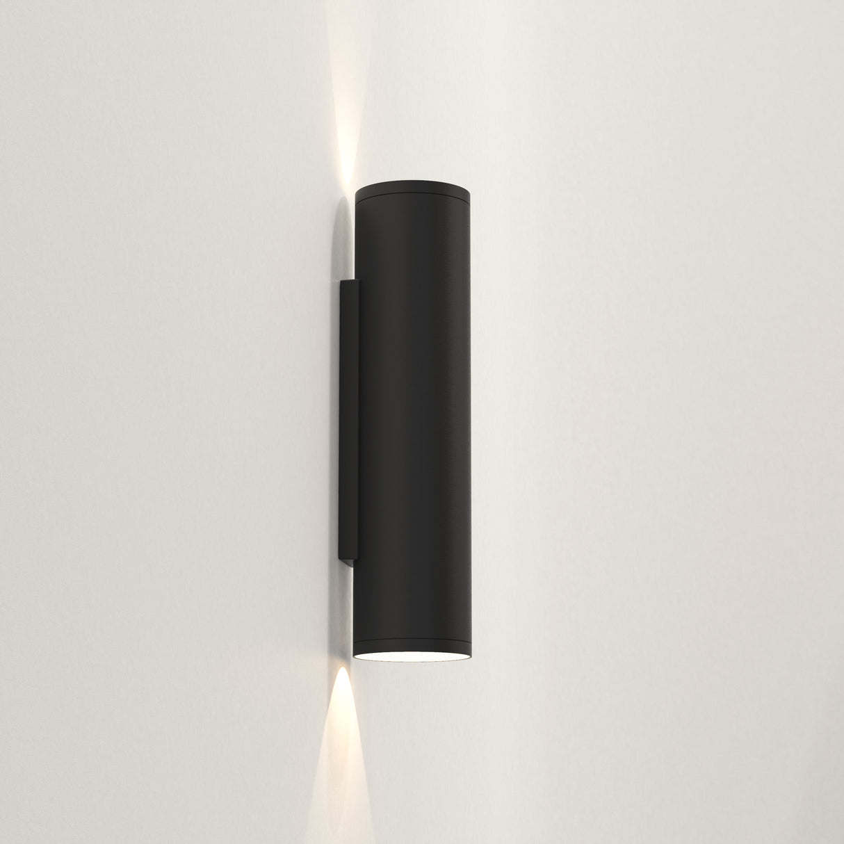 Astro Ava 300 Textured Black Outdoor Wall Light