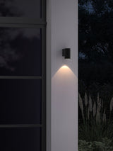 Astro Dartmouth Single GU10 Textured Black Outdoor Wall Light