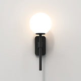 Astro Tacoma Single Matt Black Bathroom Wall Light