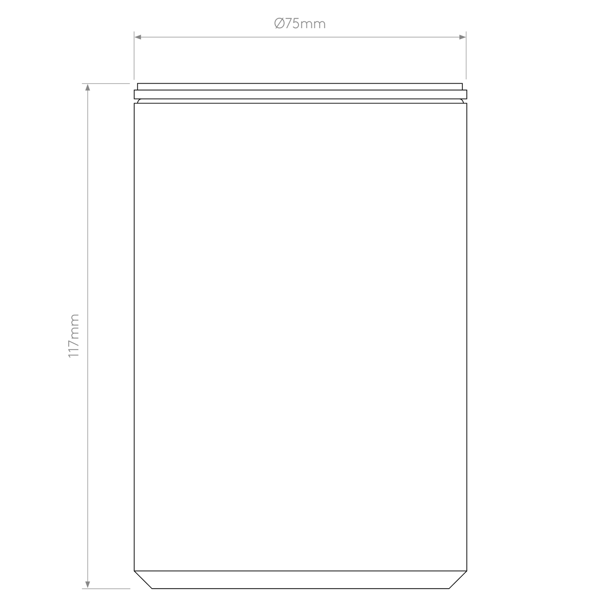 Astro Jura Surface Solid Brass Outdoor Downlight