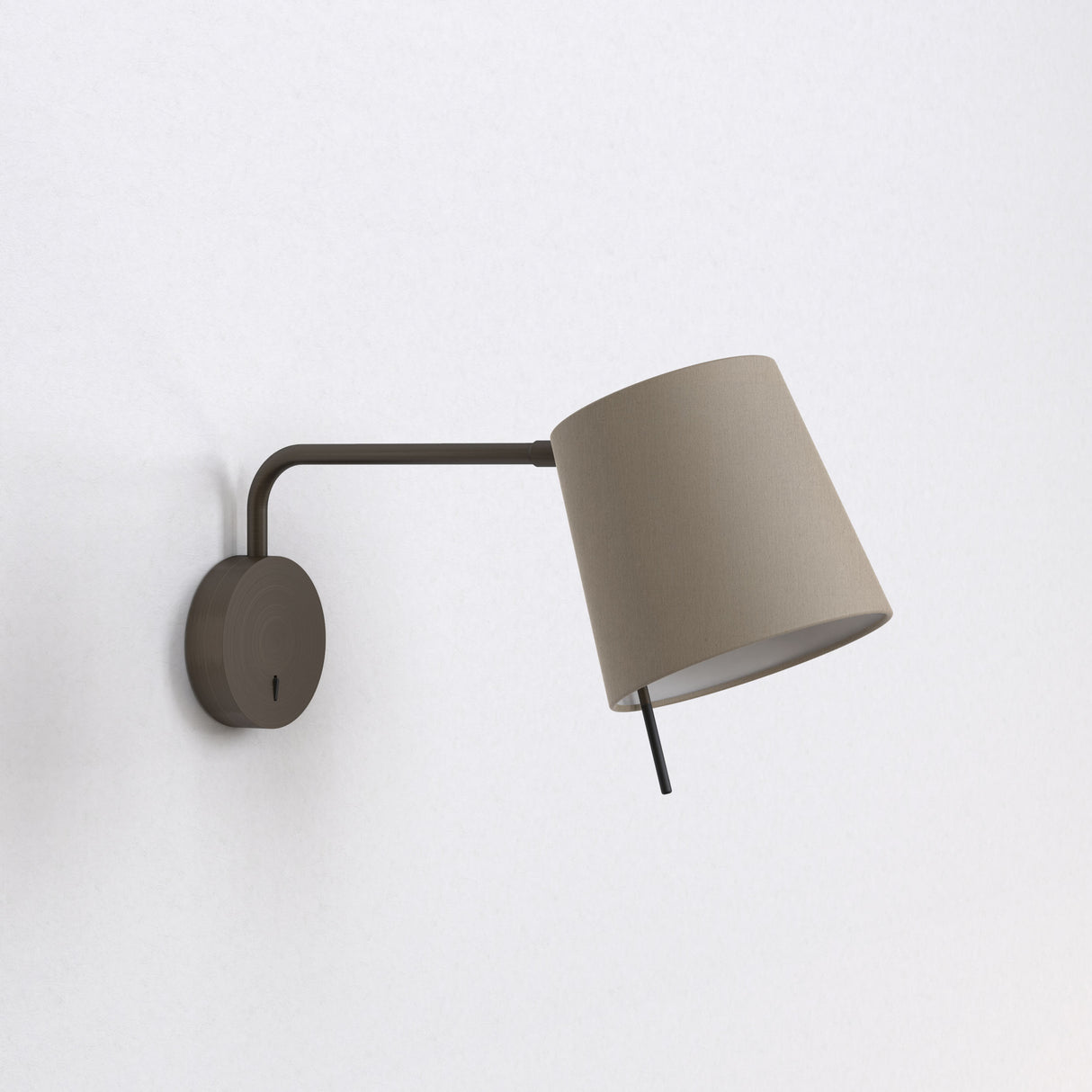 Astro Mitsu Swing Arm Base Bronze Interior Wall Light