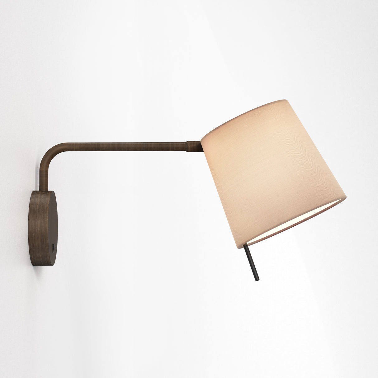 Astro Mitsu Swing Arm Base Bronze Interior Wall Light