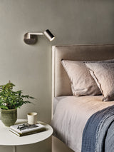 Astro Ascoli Swing Matt Nickel Interior Reading Light