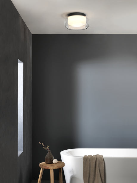 Astro Aquina Ceiling 360 Matt Black Bathroom Ceiling Light