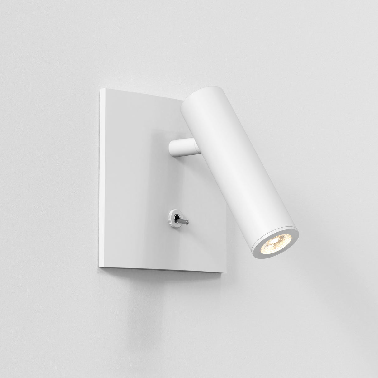 Astro Enna Recess Square Switched LED Matt White Interior Reading Light