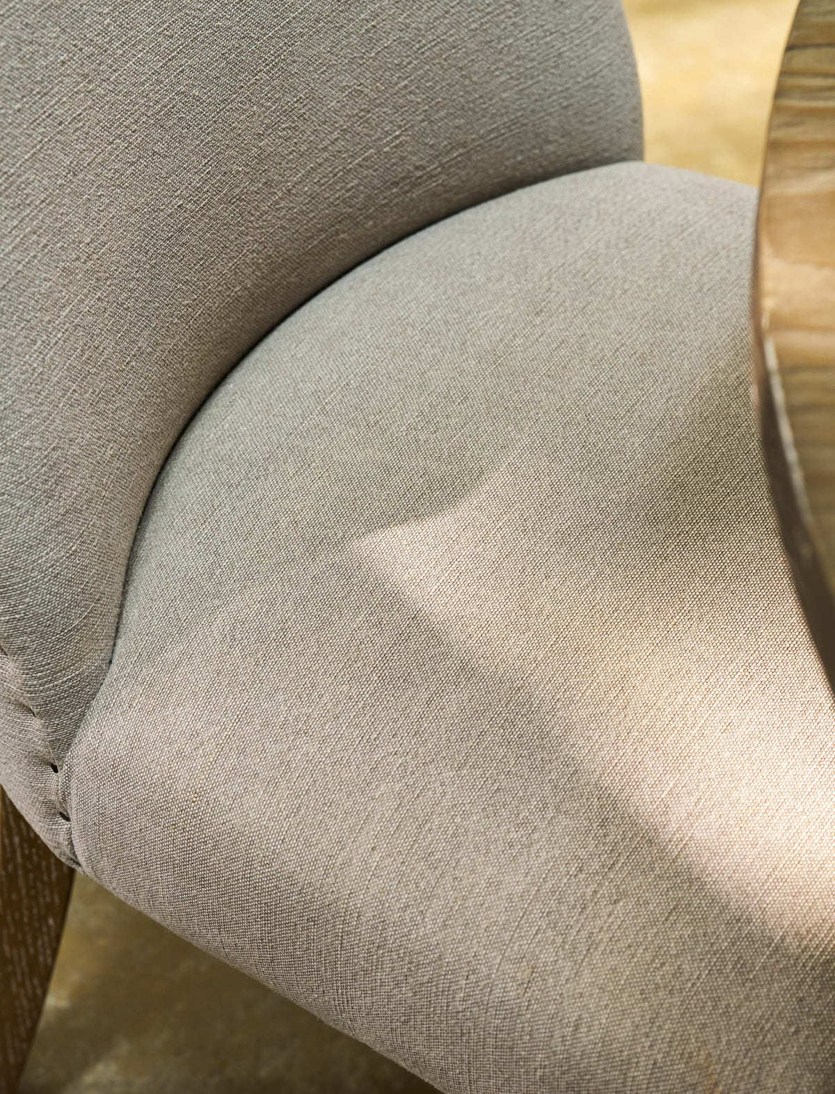 Garden Trading Wraysbury Dining Chair Ash Wood, Grey, Set of 2
