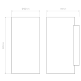 Astro Bologna 240 Plaster Interior Wall Light