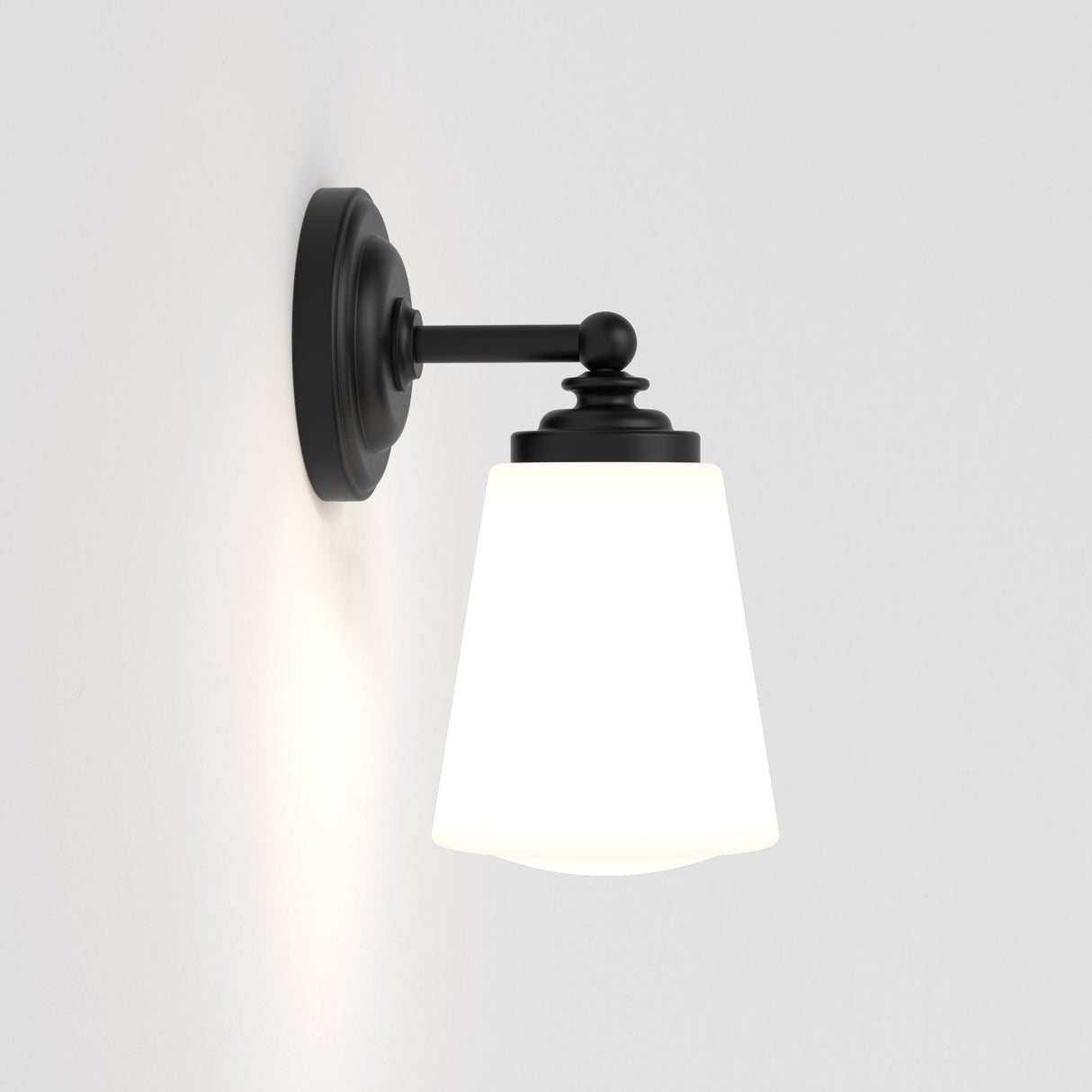Astro Anton Matt Black Bathroom Wall Light