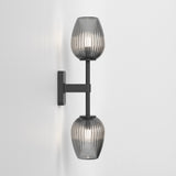 Astro Tacoma Twin Matt Black Bathroom Wall Light