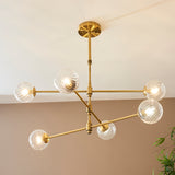 Amos Buckland 6 Light Pendant Brushed Brass