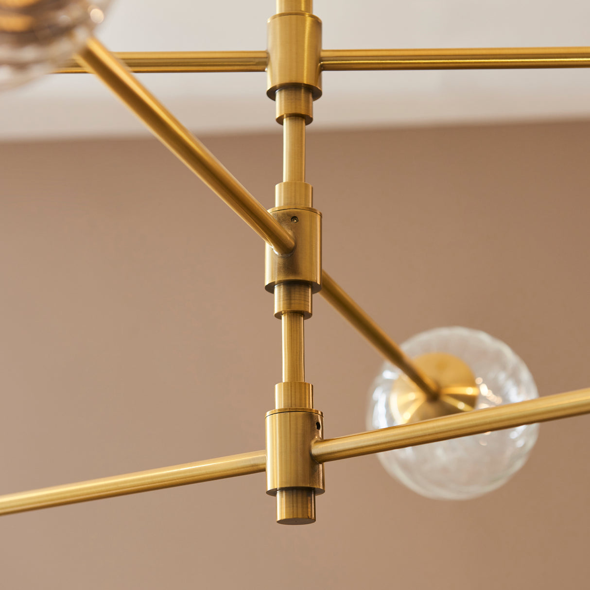 Amos Buckland 6 Light Pendant Brushed Brass