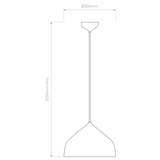 Astro Ginestra 300 Matt White Interior Pendant Light