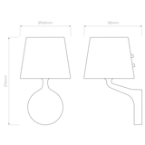 Astro Millie Polished Chrome Bathroom Wall Light