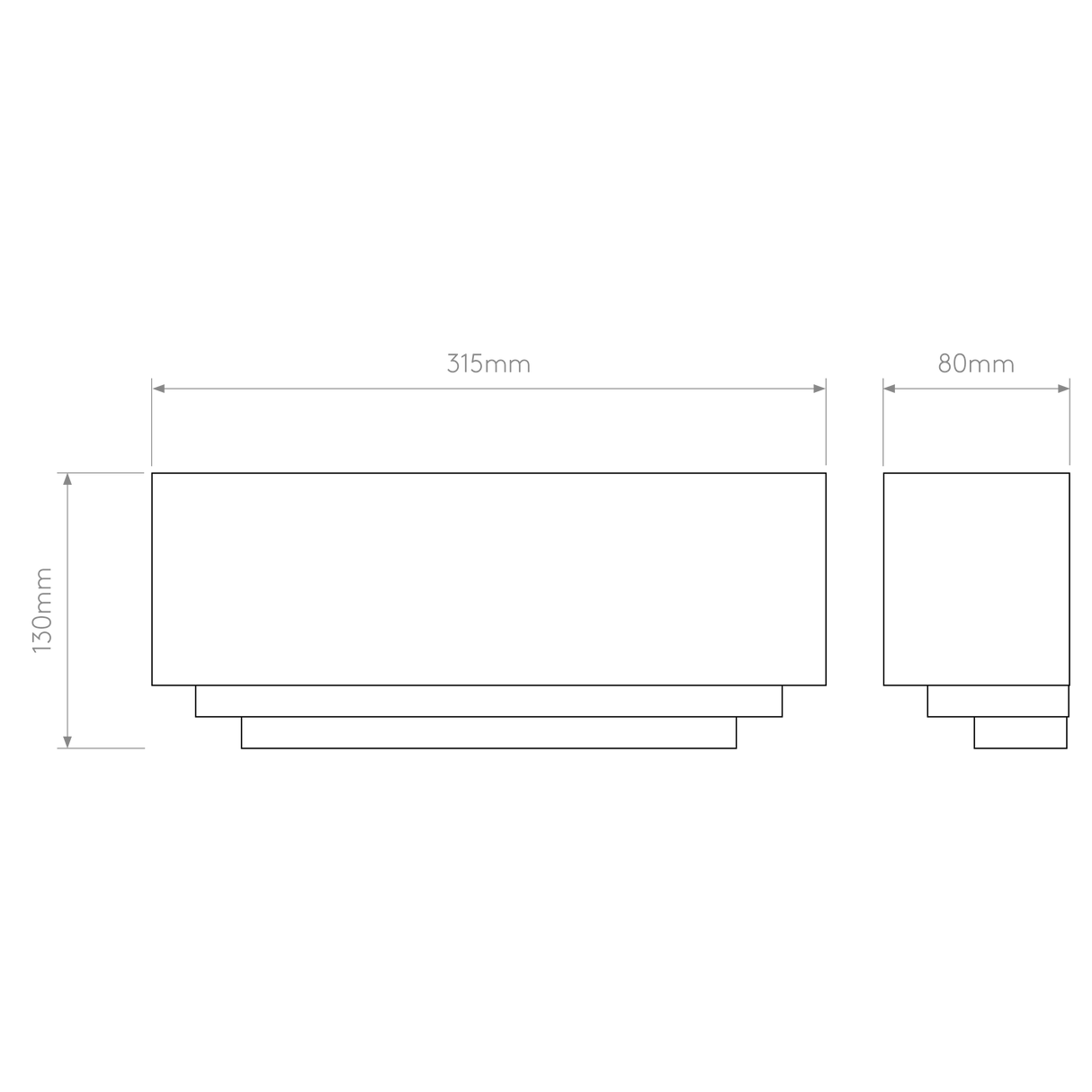Astro Amalfi 315 Ceramic Interior Wall Light