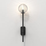 Astro Tacoma Single Grande Matt Black Bathroom Wall Light
