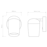 Astro Koto Single Switched Matt Black Interior Reading Light