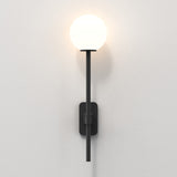 Astro Tacoma Single Grande Matt Black Bathroom Wall Light