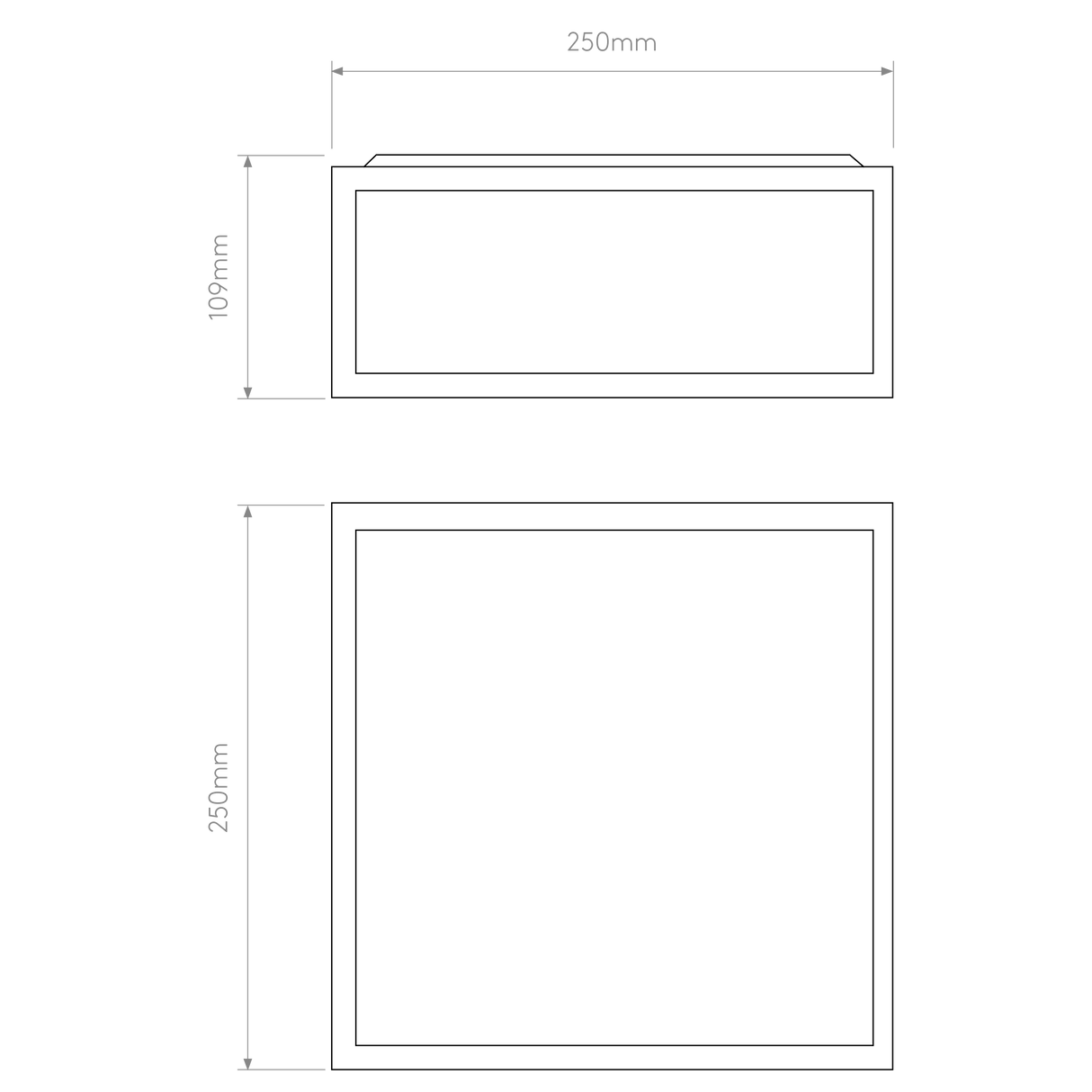 Astro Bronte Matt Black Outdoor Ceiling Light