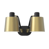 Astro Edward Twin Base Matt Black Interior Wall Light