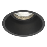 Astro Minima Round Fixed Matt Black Interior Downlight