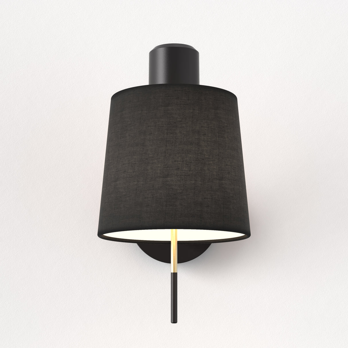 Astro Edward Wall Base Matt Black Interior Wall Light