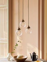 Garden Trading Everleigh Cluster Ceiling Light Antique Brass Finish
