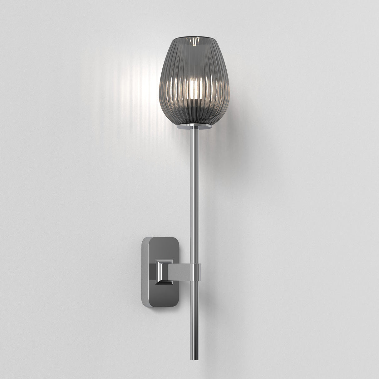 Astro Tacoma Single Grande Polished Chrome Bathroom Wall Light