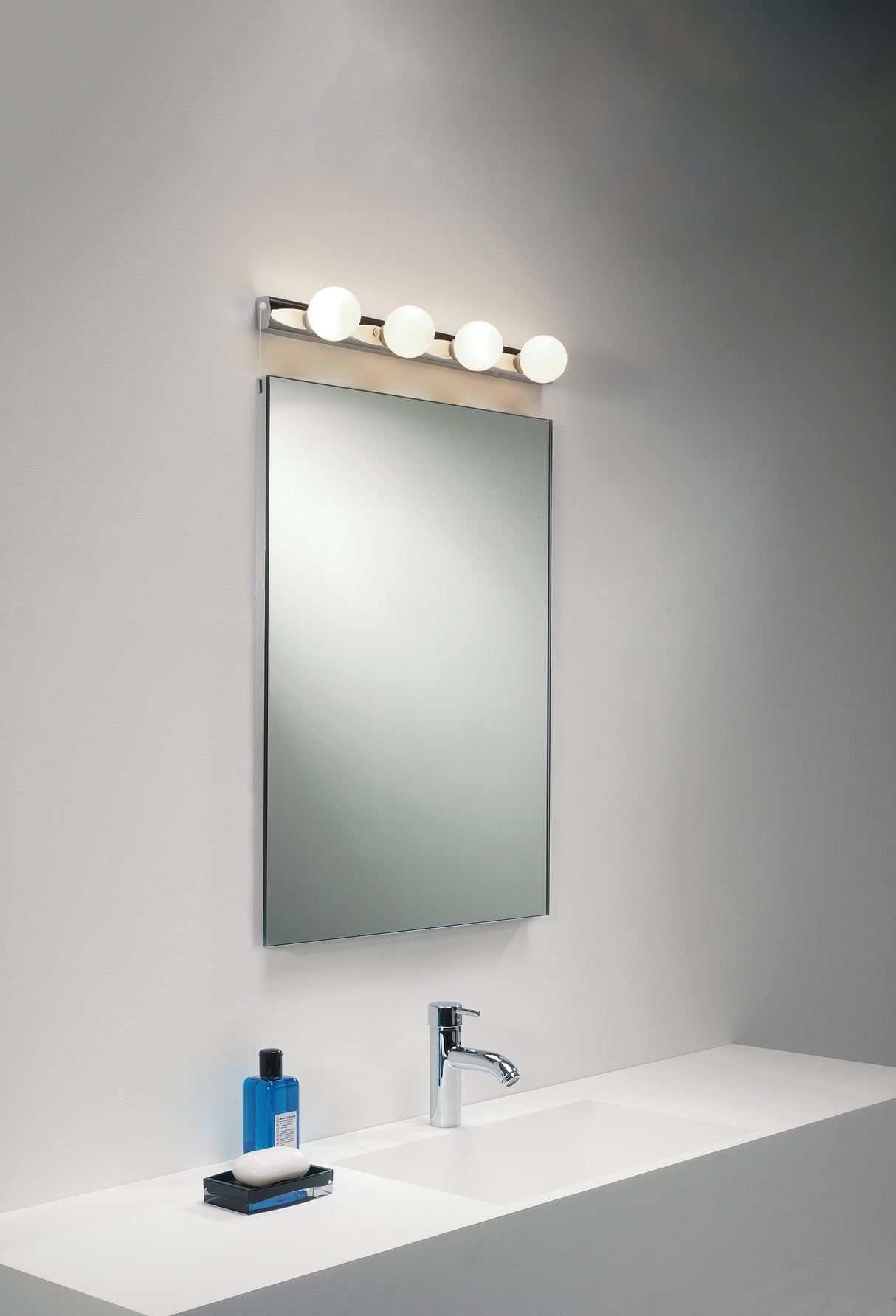 Astro Cabaret 4 II Polished Chrome Bathroom Wall Light