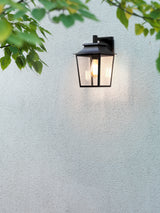 Astro Richmond Wall Lantern 200 Textured Black Outdoor Wall Light