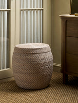 Garden Trading Wittering Side Table With Removable Lid - Rattan White