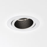 Astro Pinhole Slimline Round Flush Adjustable Fire-Rated Matt White Interior Downlight
