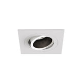 Astro Pinhole Slimline Square Adjustable Fire-Rated Matt White Interior Downlight