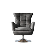 Amos Bristol Swivel Chair Antique Ebony  –  from Amos Lighting + Home