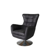 Amos Bristol Swivel Chair Antique Ebony  –  from Amos Lighting + Home