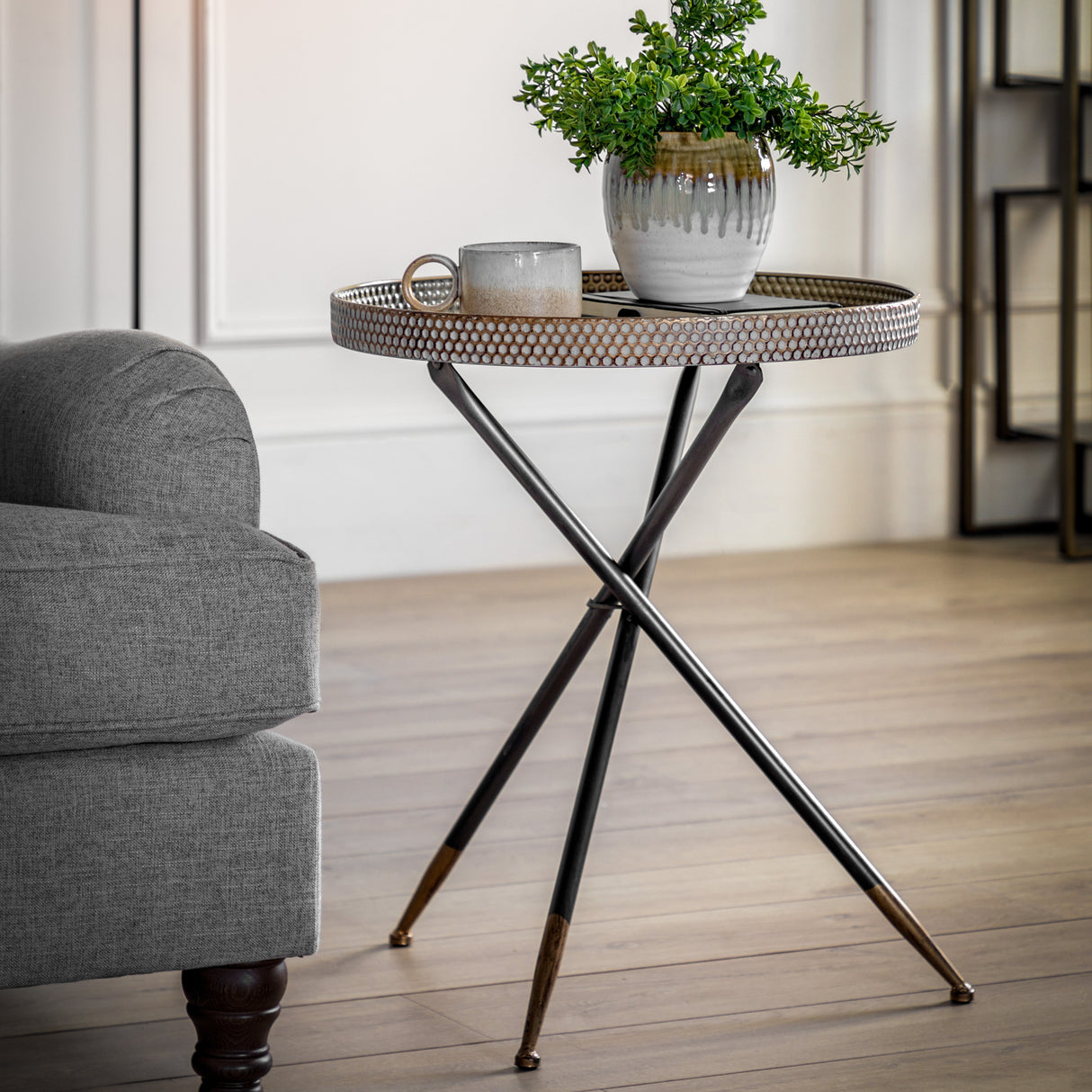 Amos Epsom Tripod Table  –  from Amos Lighting + Home