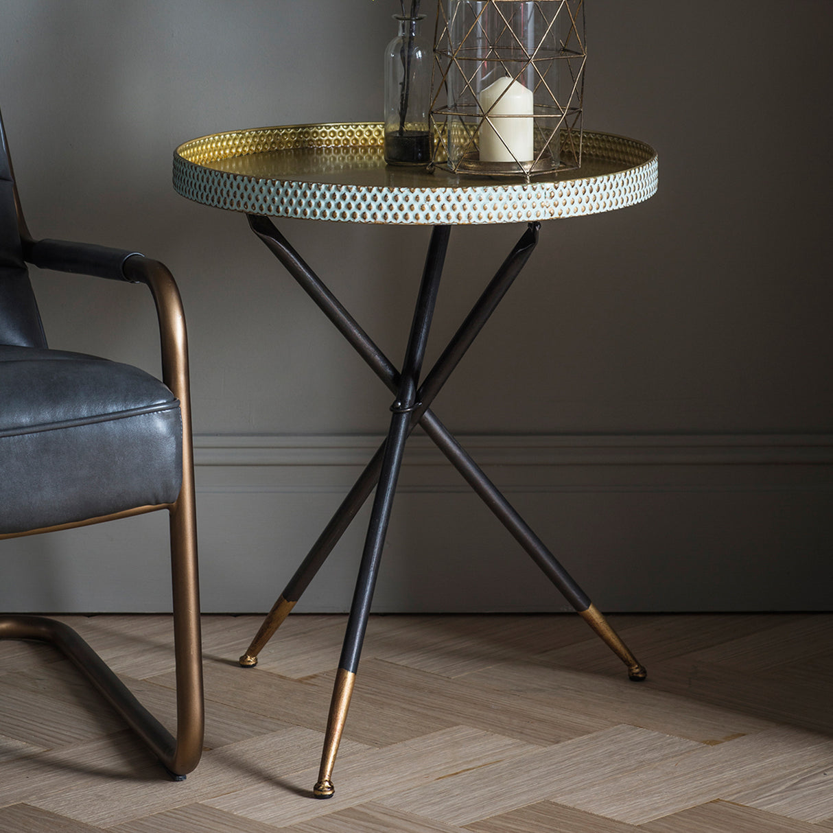 Amos Epsom Tripod Table  –  from Amos Lighting + Home