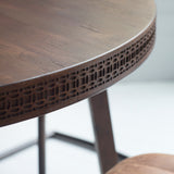 Amos Boho Retreat Round Dining Table from Amos Lighting + Home